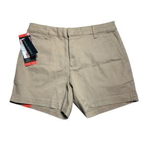 Banana Republic Brown Khaki Chino Shorts Womens 8